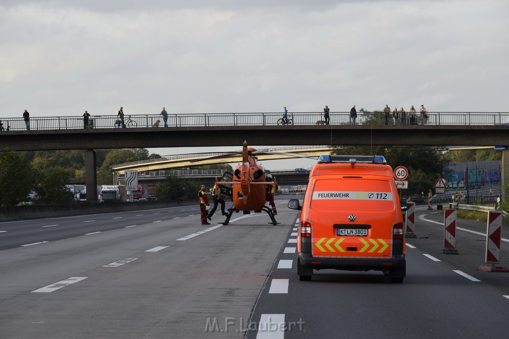 VU mehrere PKW A 3 Rich Oberhausen Hoehe AK Koeln Ost P090.JPG - Miklos Laubert